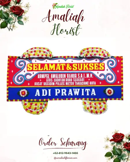 Papan Bunga Ucapan Selamat Tamalate