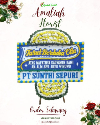 Papan Bunga Duka di Tamalate