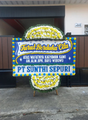 Papan Bunga Duka di Tamalate